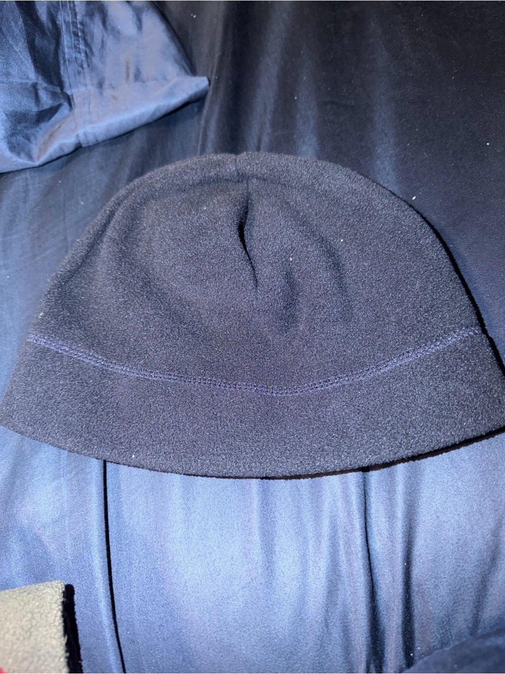 Men's Black Fleece Beanie Hat - Unbranded (8 pack)